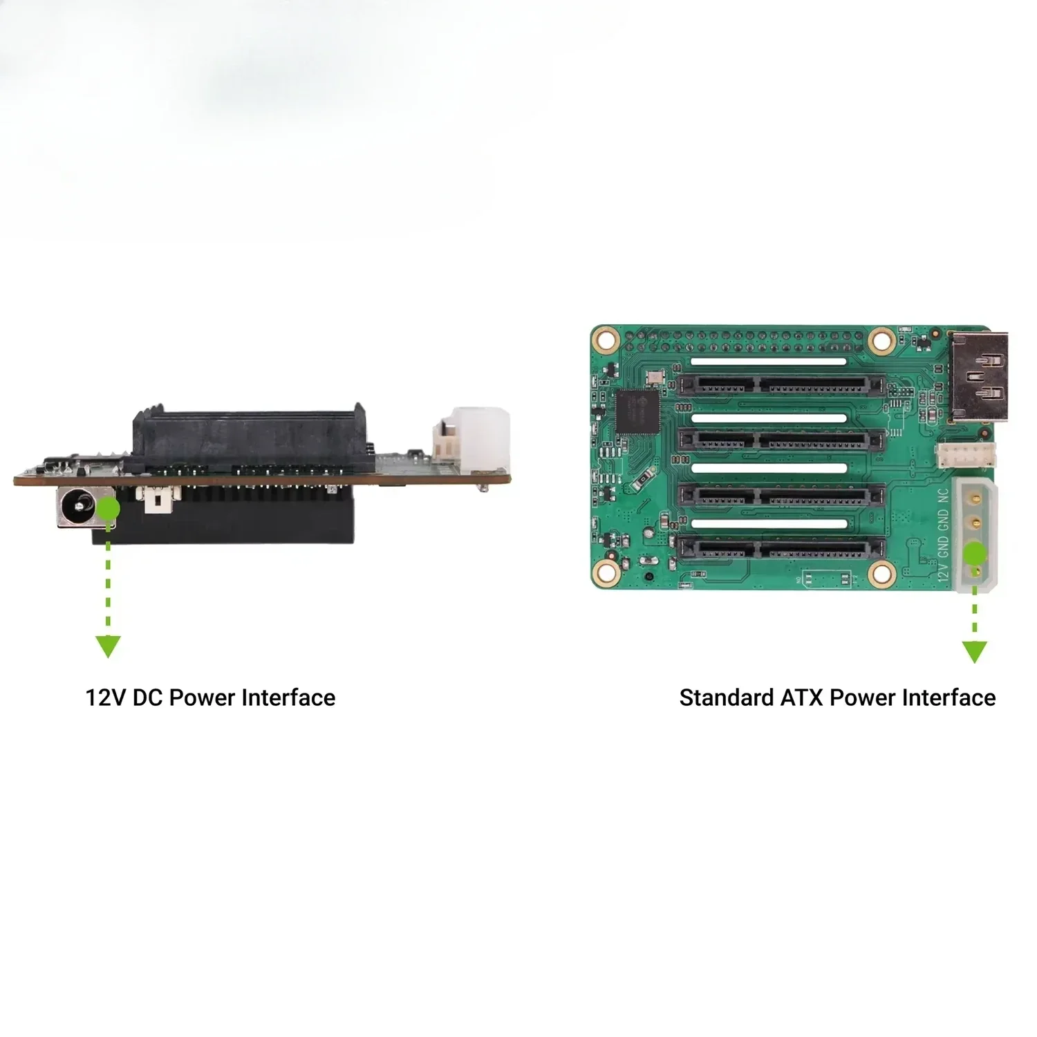 Raspberry Pi 5 Penta SATA HAT — До 5 дисков SATA HAT