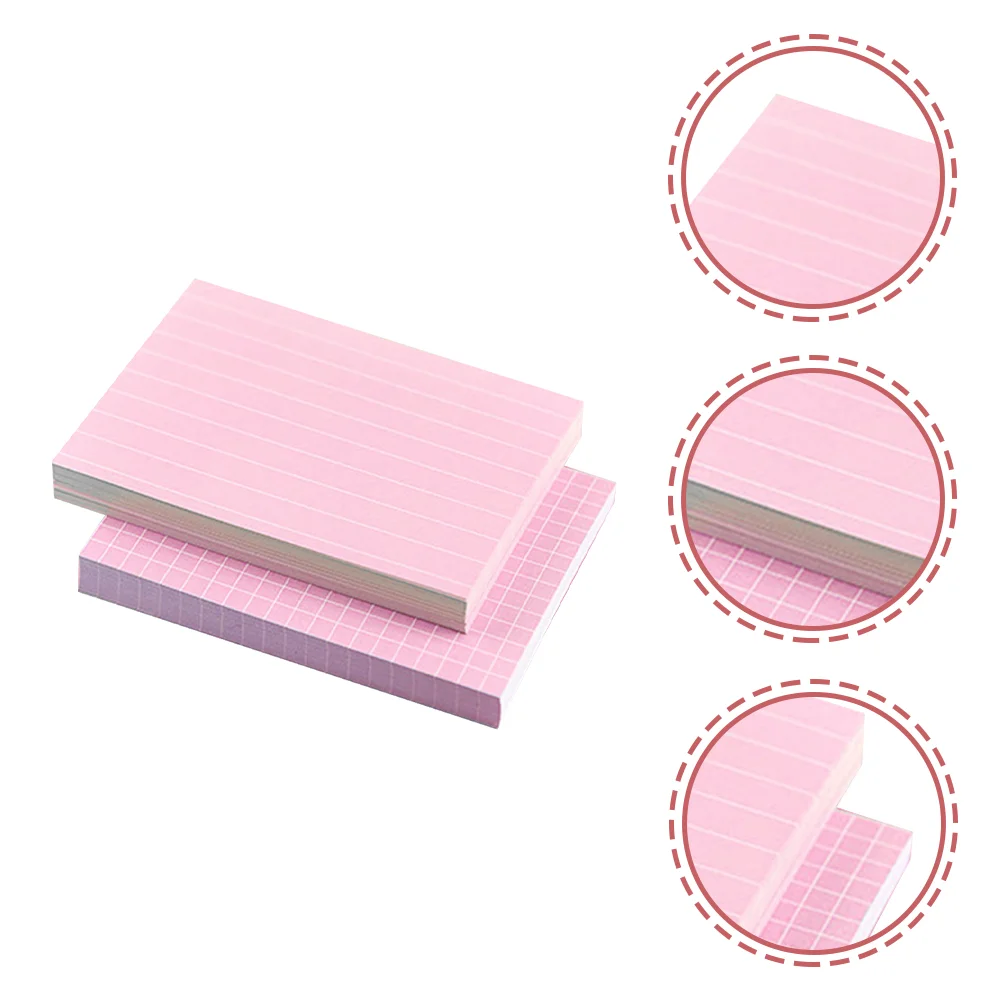 

150 Pcs Writing Index Card Ruled Cards Papers Flash Record Office Straight Grain