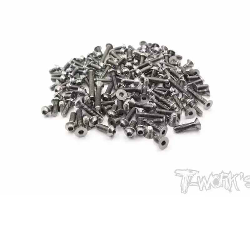 

Original T works TSSU-RC8T3.2E 64 Titanium Screw set ( UFO Head ) 152pcs.( For Team Associated RC8 T3.2E ) Professional Rc part