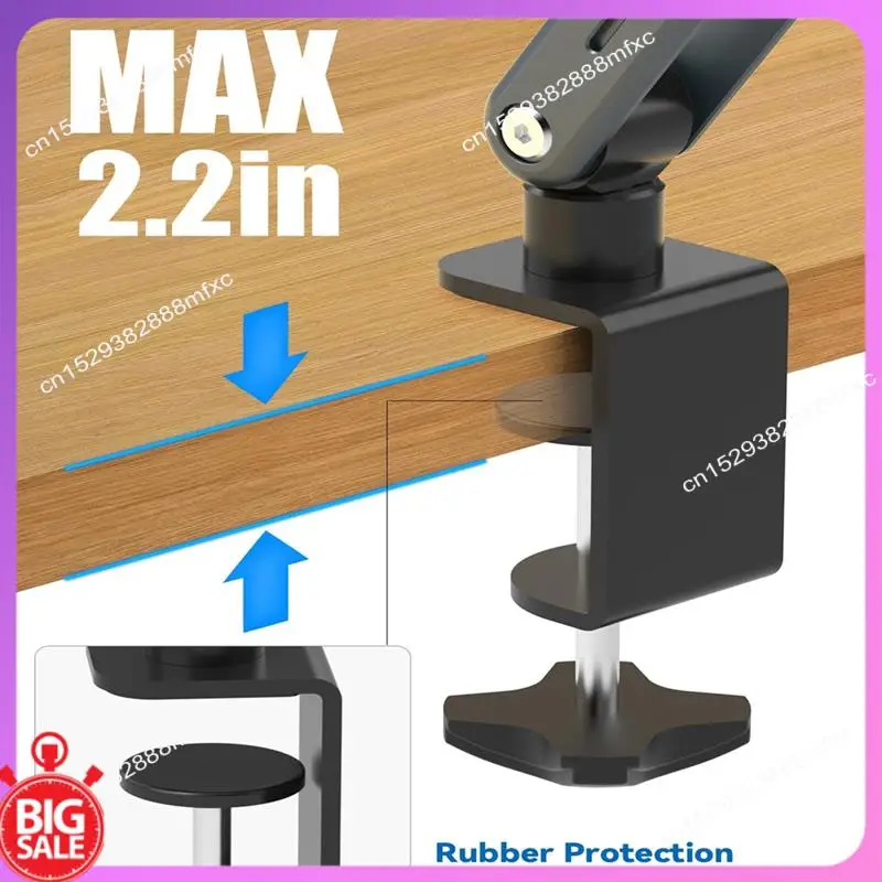 Big Deal Desk Clamp Bookshelf For Reading, Ergonomic Design,Adjustable Height To 20 Inch With Swivel Base Cookbook Holder