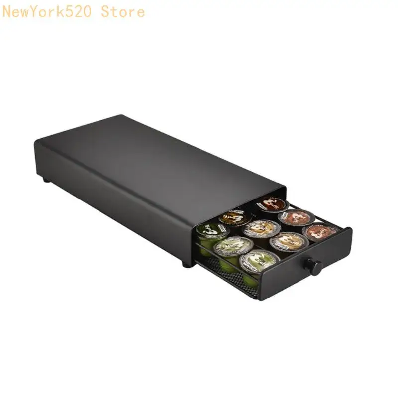 

N84C Space Saving Efficient Coffee Pods Organizers Holds 40 Capsules Portable Accessory for Kitchen or Breakroom Daily Use