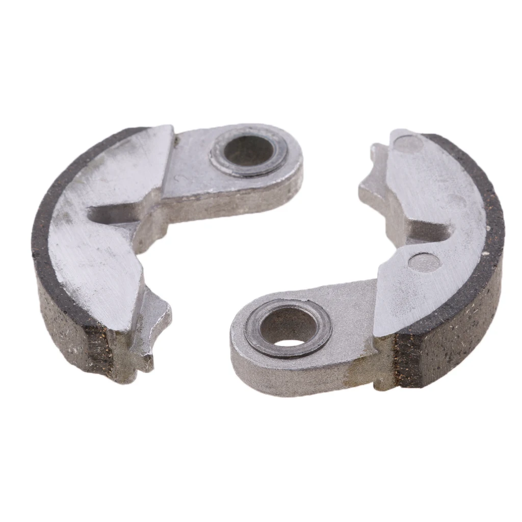 Clutch Assy Brush Iron Clutch Shoes Spring Kit Silver Accessory for Petrol Scooter Mini Bike