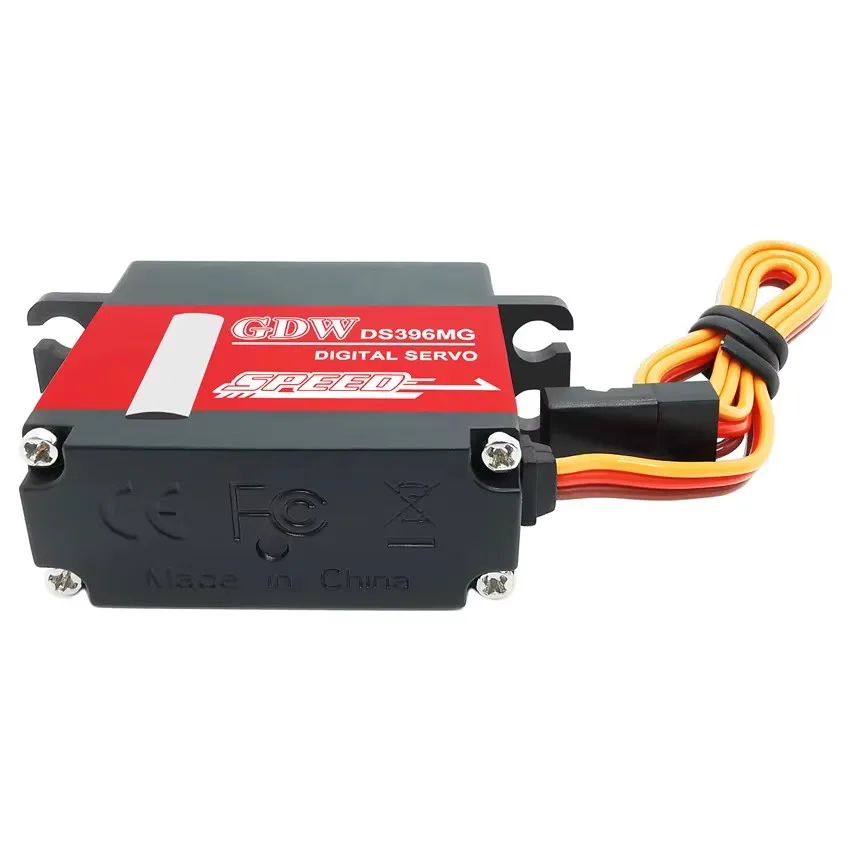 Medium-sized Metal Tooth High-Torque 12.9KG Servo GDW DS396MG for Fixed-Wing Model Airplane Turbojet Robot