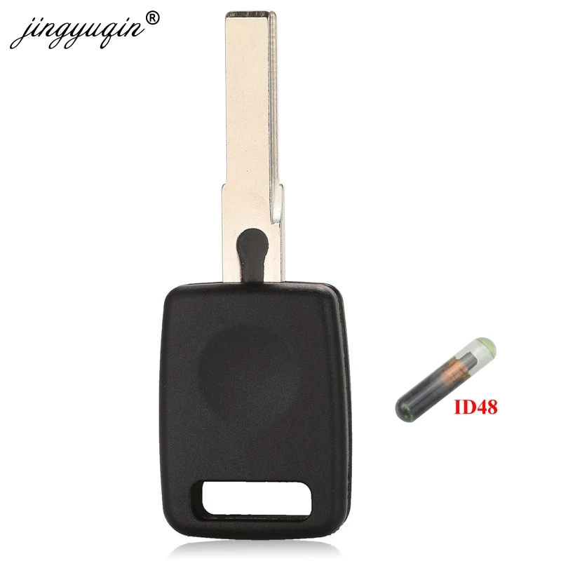 Jingyuqin zapłonu transpondera ID48 Chip samochodów Remot klucz Case Fob Shell dla Audi A4 A4L A6 A6L A3 Q3 Auto klucz pokrywa