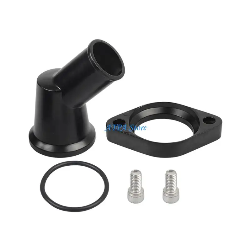 

U13C Rotatable Polished Thermostat Housing Aluminum Construction Reduced Weight Improved Engine Cooling