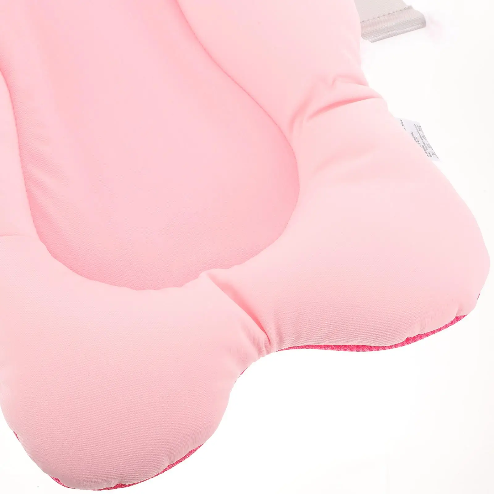 Tapete de banho para recém-nascidos, almofada de assento infantil, coelho de desenho animado, rosa, macio, antiderrapante, malha, banheira, sentar seguro e confortável