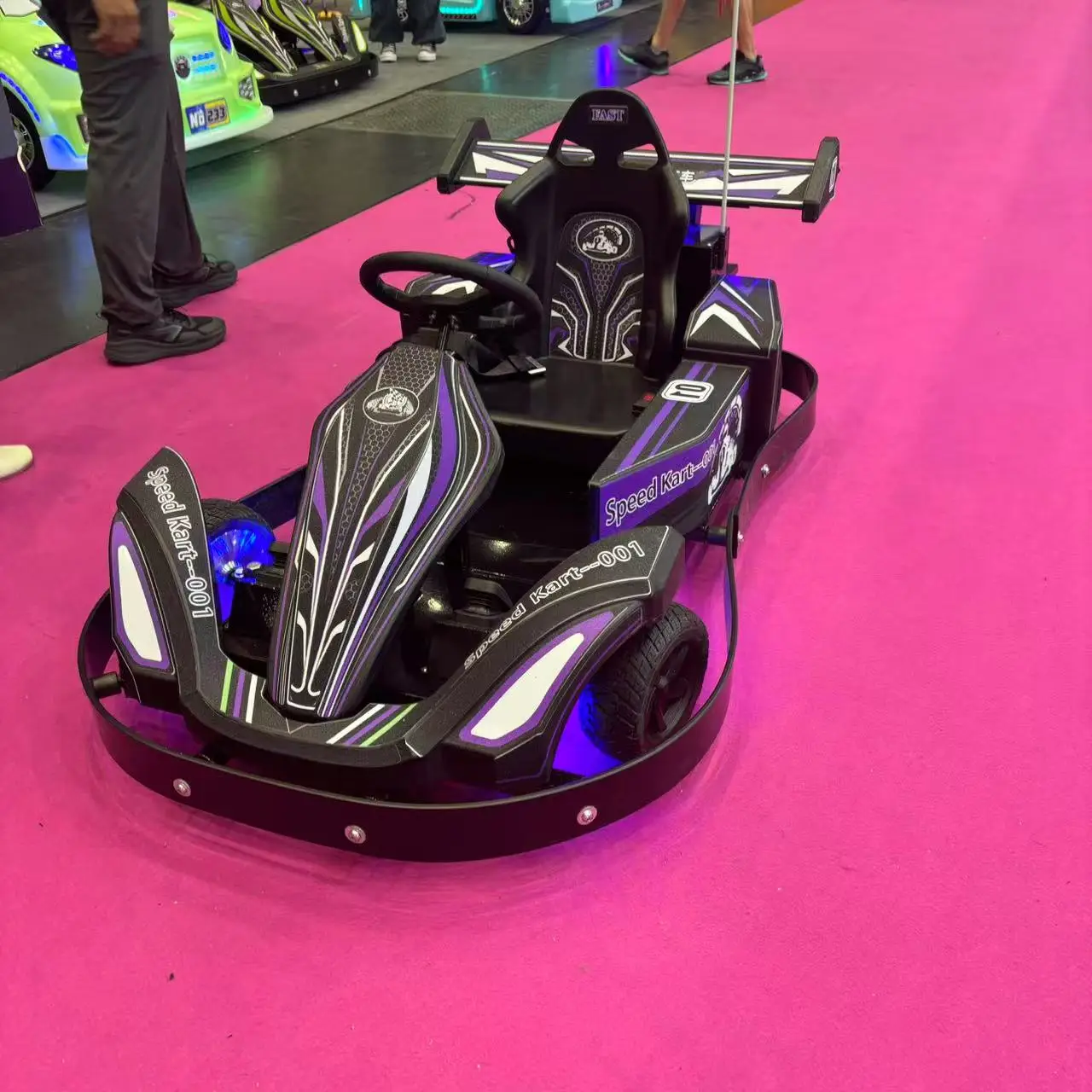 

Amusement Rides Electronic Brake Go-Kart Designed For Kids And Adult Racing Games For City Park Ride