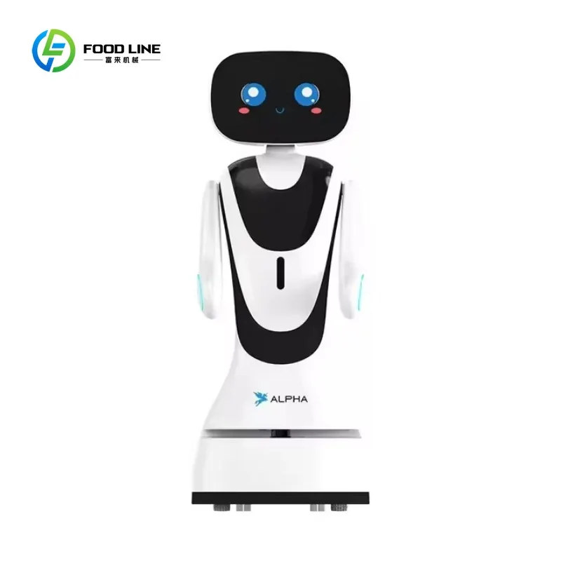 AI 리셉션 웰컴 로봇 채팅봇 프론트 데스크 상호작용 상업용 배송 로봇 고객 상호작용용