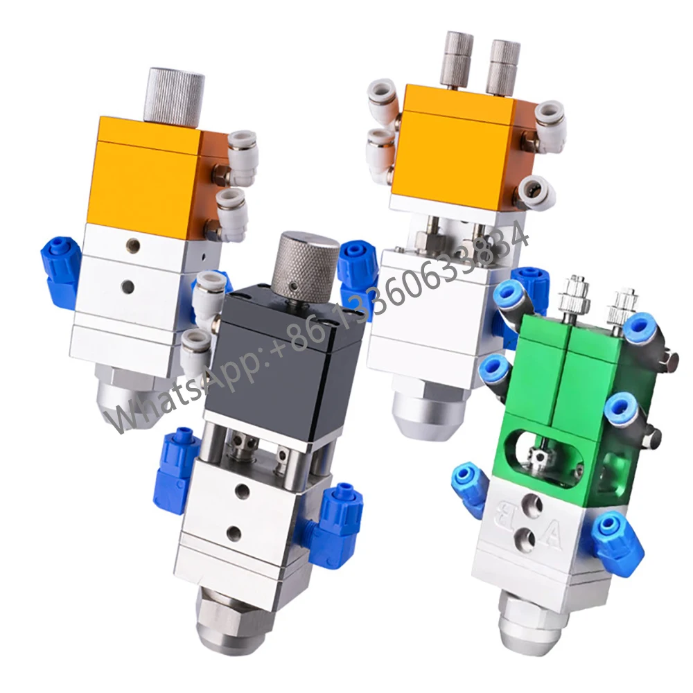 Al-37AB/35AB/36AB High Flow AB Dual Liquid Precision Dispensing Valve Glue Gun Dynamic Mixing Stirring