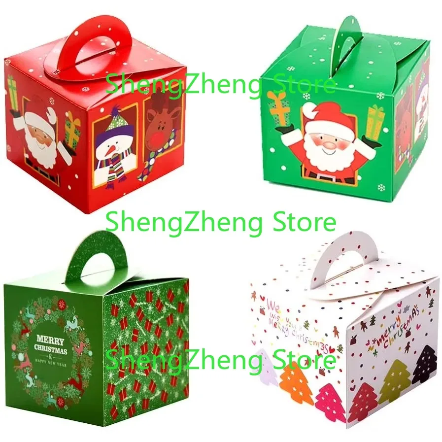 

32 шт., коробка для конфет, подарочные коробки, рождественские свадебные сувениры, бумажные рождественские подарочные коробки для торта «сделай сам», декоративные коробки для лакомств, свадебная вечеринка