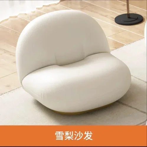 White Disposable Technology Cloth Sofa Rest Area Reception Room Beauty  Reception Sofa