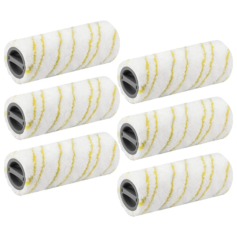 

Microfibre Roller Set For Karcher FC7 FC5 FC3 FC3D EWM2 Electric Hard Floor Cleaner 2.055-007.0/2.055-006.0