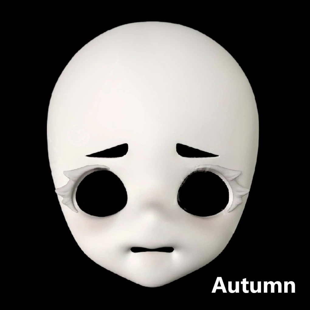 Kigurumi Basismaske OC Schädel Menschlicher Kopf Knochen Muschel Maske Puppe Schädel Menschliche Baumwolle Puppenzubehör