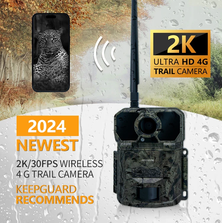 KW896 HuntingTrail Camera 4G Cellular Trail Camera