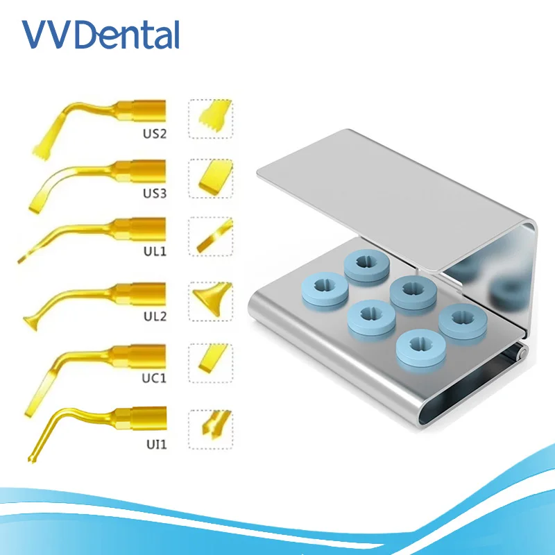 

VVDental Dental Ultrasonic Surgery Tips Kit Standard Kit For Woodpecker Mectron Piezosurgery Cutter Bone Tools Piezotome Surgery