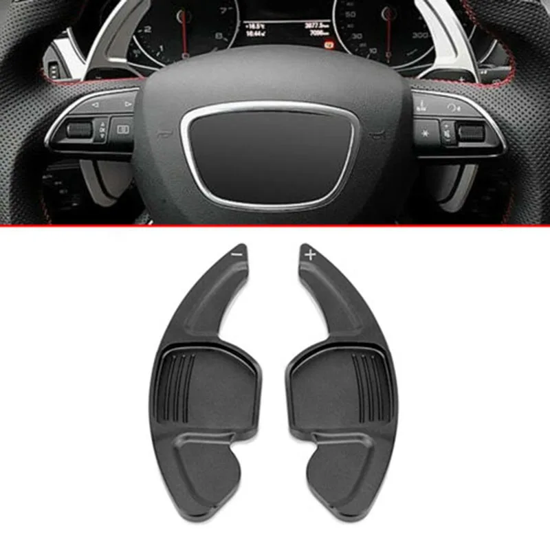 Steering Wheel Shift Paddle Blade Aluminum Extension Shifter For- A3 S3 A4 S4 B8 A5 S5 A6 S6 A8 R8 Q5 Q7 TT DSG