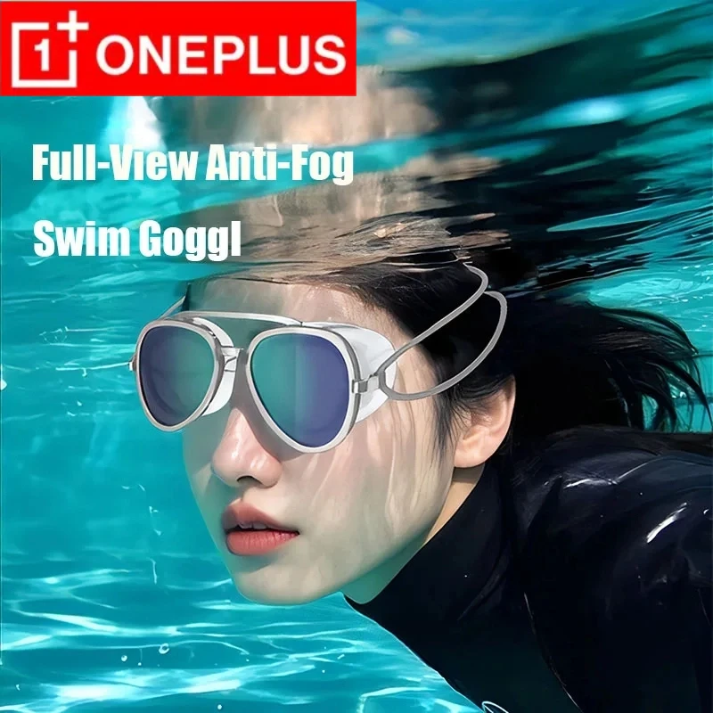 

ONEPLUS умные регулируемые очки для плавания, противотуманные очки для плавания HD, солнцезащитные очки, герметичные очки с полным обзором для мужчин и женщин