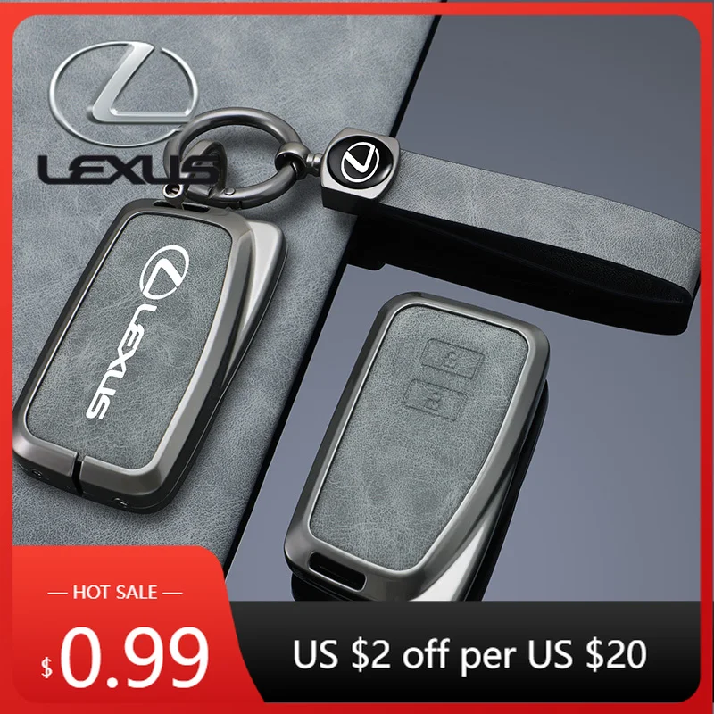 

Interior Stickers Leather Car Remote Key Cover Fob Case Holder Shell Keychain For Lexus NX 200 NX300H RX 350 450H ES 350 ES 300h