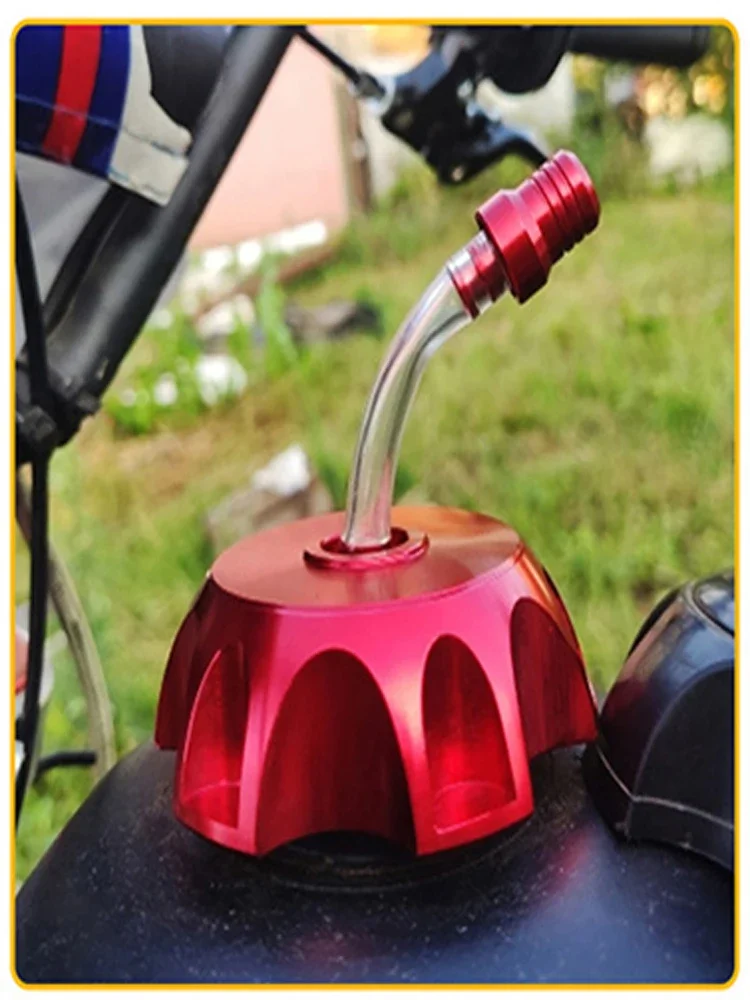 AliExpress 1Pcs Motorcycle Gas Fuel Cap Single Way Valves Vent Breather Hoses Tubes For Motocross ATV Quad Dirt Pit Bike Fuel Tank Pipe