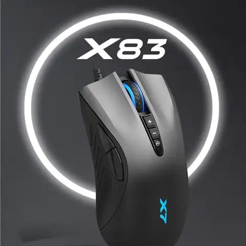 Shuangfeiyan X7 e-sports gaming mouse dedicated to Internet cafes, intelligent onboard macro programming CSGO matte gradient