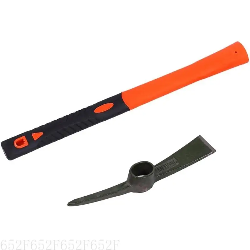 Poignée en Fiber de mattock de jardin polyvalente, pour creuser des tâches de pavage, plantation de Camping, aménagement paysager, élimination efficace du sol