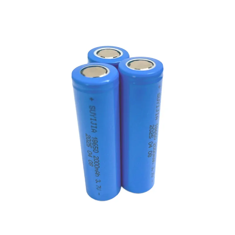 18650 2000 مللي أمبير بطارية قابلة للشحن مع شاحن 3.7 فولت بطاريات ليثيوم أيون لمؤشر كهربائي جرس الباب مصباح يدوي بطارية ليثيوم #2