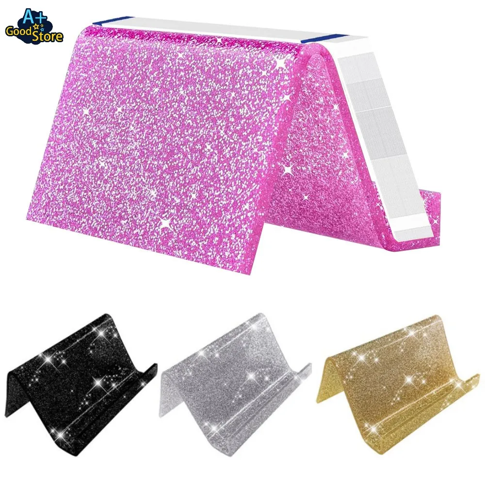 

Business Card Holder Organizer Acrylic Glitter Color Card Stand Office Desk Card Storage Display Shelf Office Tabletop Accessory