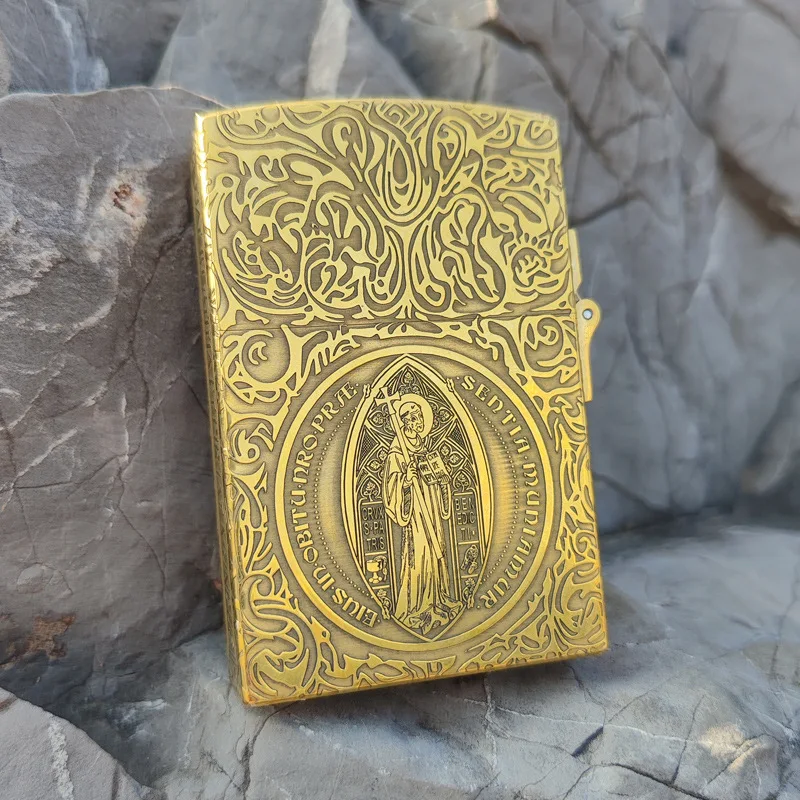 ZORRO Movie Enlarged Version Heavy Armor Pure Copper Brass Shell Heavy Industry Lighter