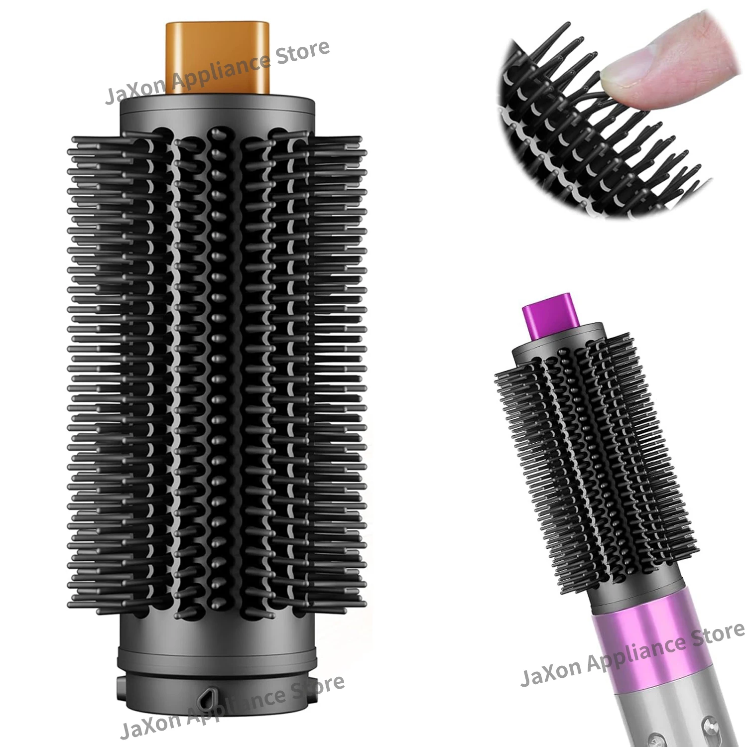 Upgraded Round Volumizing Brush For Dyson Airwrap HS01/05/08 Flexible Bristle Root Lift Volume Frizz Control Styling Brush Nozzl