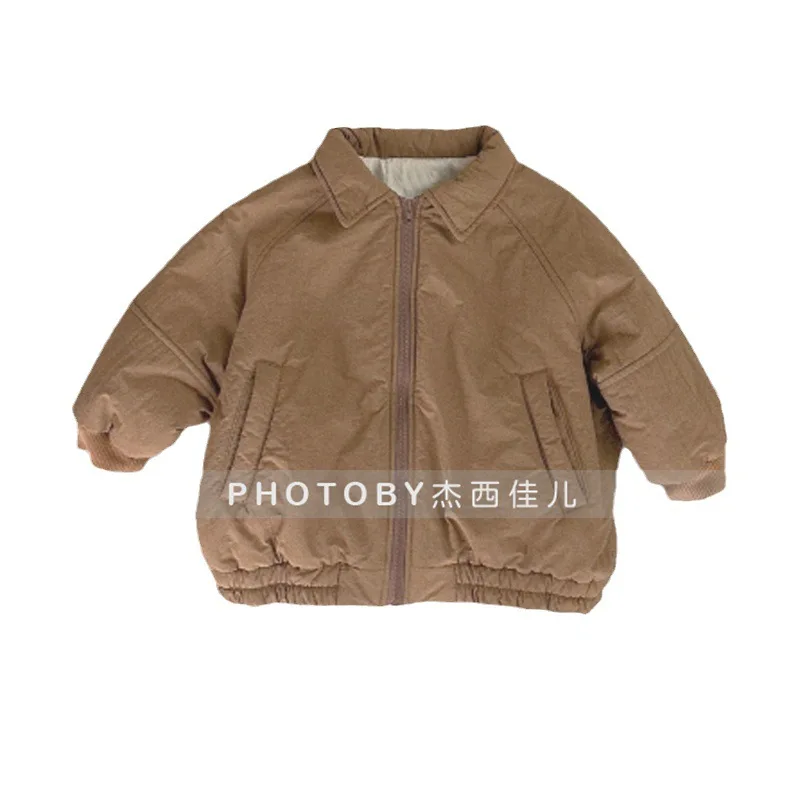 Fashion Baby Girl Boy Spring Corduroy Jacket Outwear Patchwork Infant Toddle Child Bomber Coat  Spring Autumn Korea Clothes