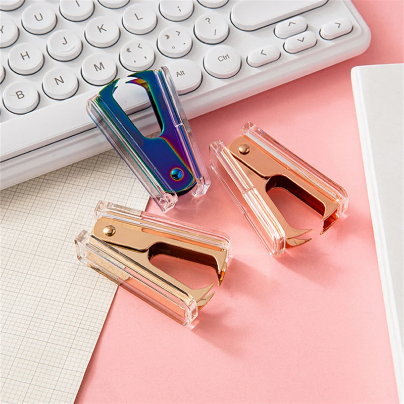 Staple Remover Staples Office Supplies General Mini Stapler Removal Nail Out Extractor Puller Stationery Tools 1PC