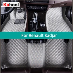 KAHOOL Custom Car Floor Mats For Renault Kadjar Auto Carpets Foot Coche Accessorie