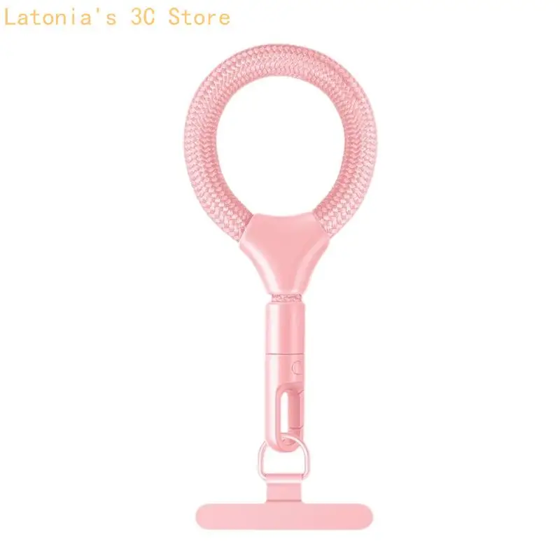 Sehr dünnes 0,18 mm starkes Handy-Umhängeband aus Stahl mit weichem Polyester-Kordel und verstärkter Tragfähigkeit von 10 kg für – Detail 5