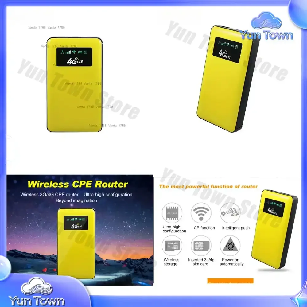 Power bank Openwrt sim card 4g LTE Portable WiFi CPE Router