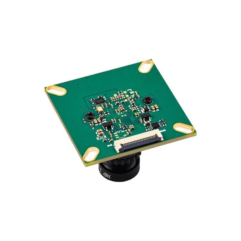 Waveshare ISX031 3MP MIPI Camera Module, ISX031 Sensor, Built-In ISP, 123° Wide Angle, Fixed, Raspberry Pi
