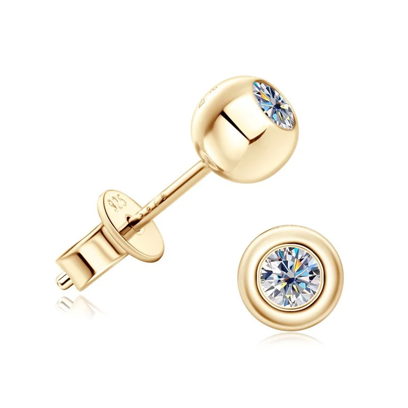 

EMO-371 Lefei Fashion Classic Trendy Luxury Moissanite Design Water Bubble Earrings Charm Women Silver s925 Wedding Jewelry Gift