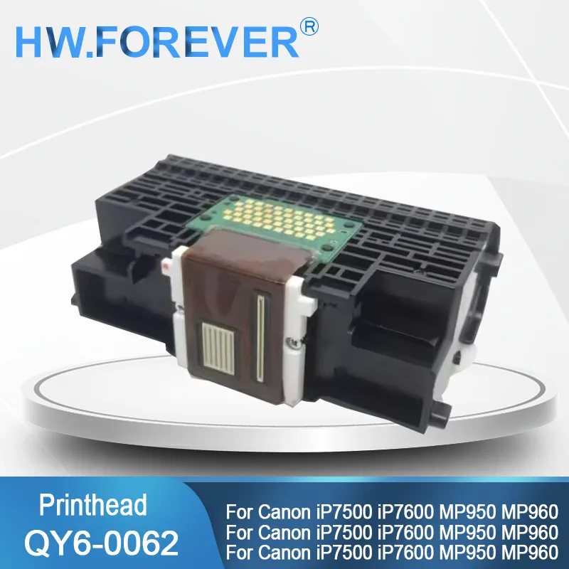 

Печатающая головка QY6-0062, 96% новая, для принтеров Canon iP7500, iP7600, MP950, MP960, MP970