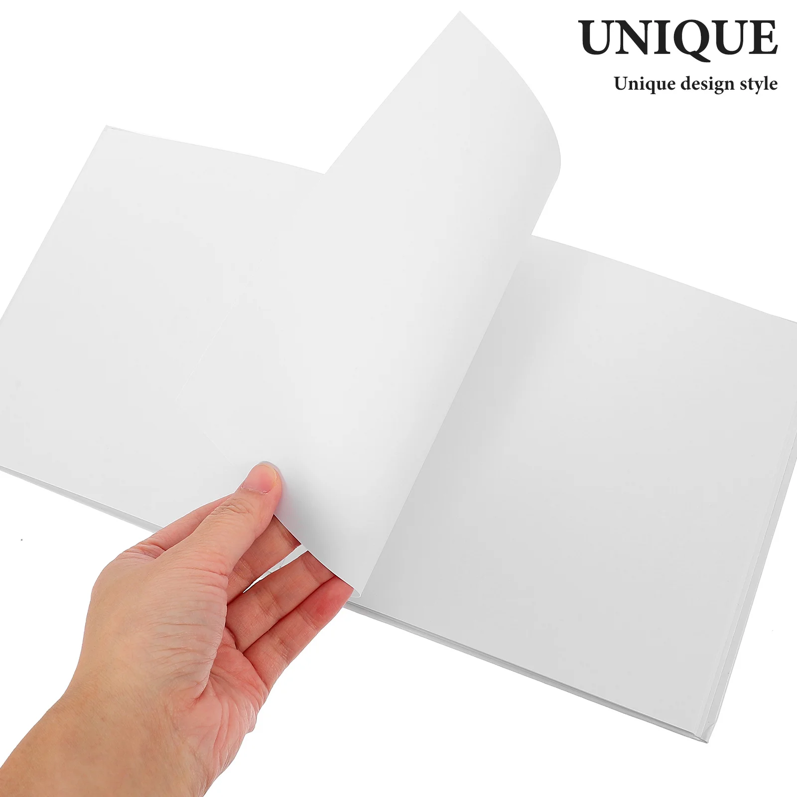 2 قطعة كتاب رسم فارغ لرسم اللوحة الكتابة غلاف فني مجلة المحمولة كبيرة ورقة الوسادة الكبار الرسم الإبداعي #6