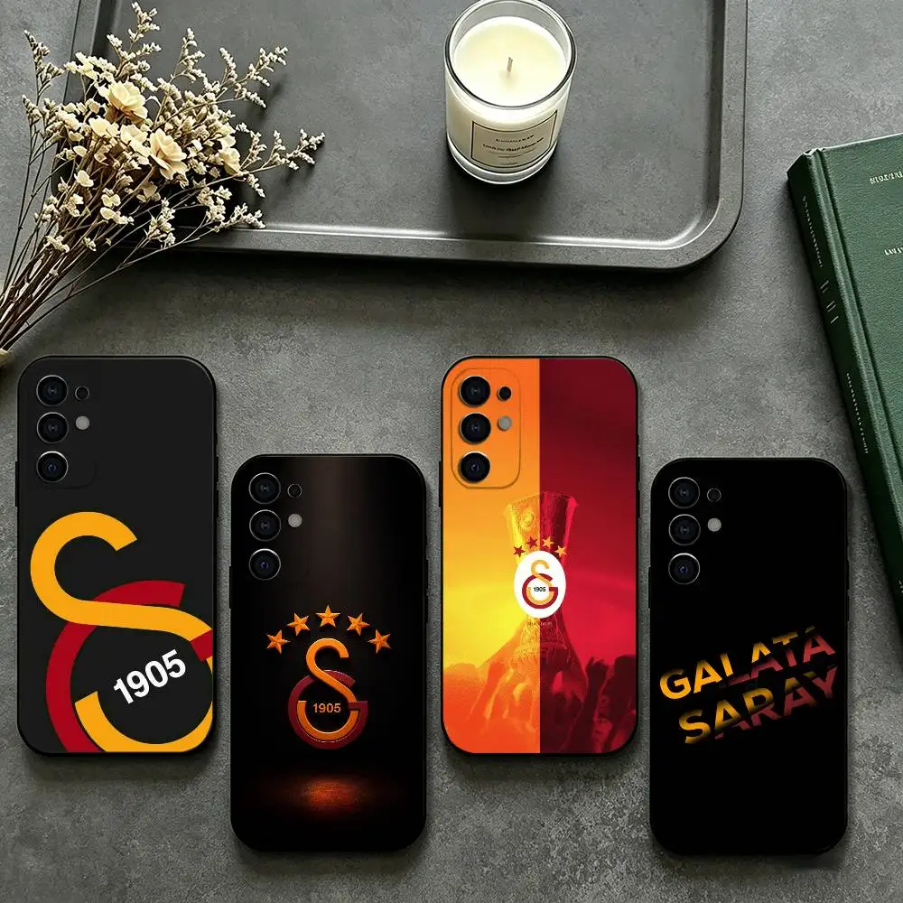 G-Galatasaray SK Phone Case For Samsung S26,25,24,23,22,30,21,10,9,Ultra,Plus,Lite Black Soft Case