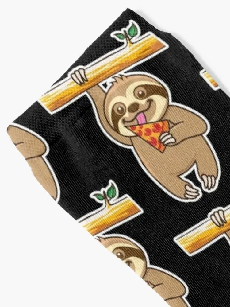 Sloth Pizza Socks sport short basketball valentine gift ideas Boy Socks Women's