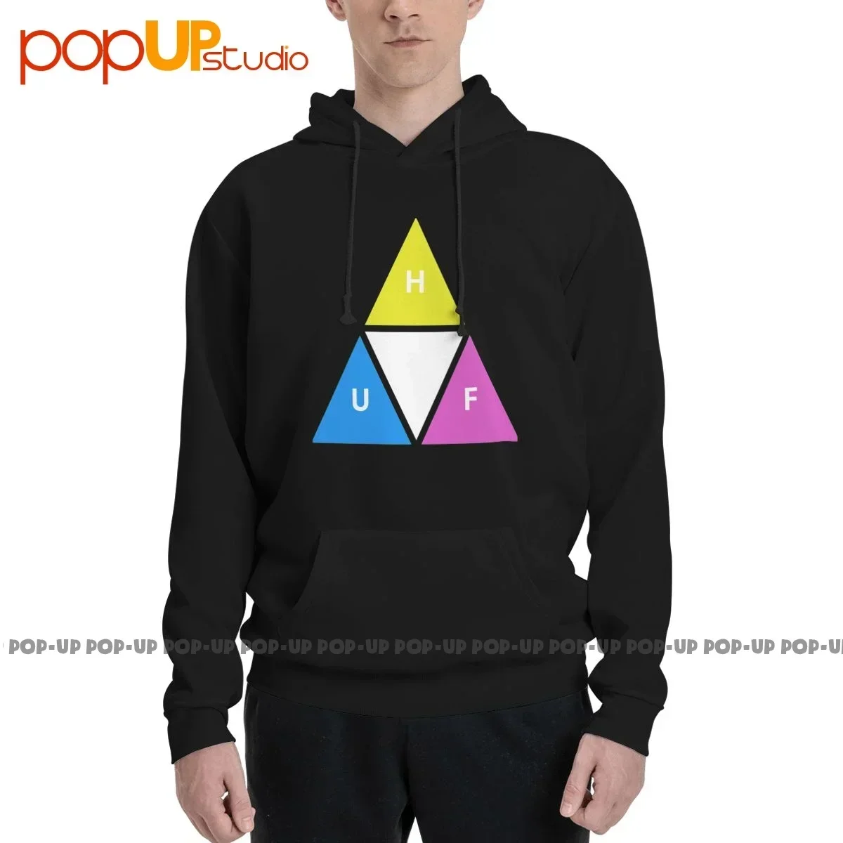 Huf Prism Triple Triangle Quetzal Hoodie Sweatshirts Hoodies Top Funny Premium Hot Selling