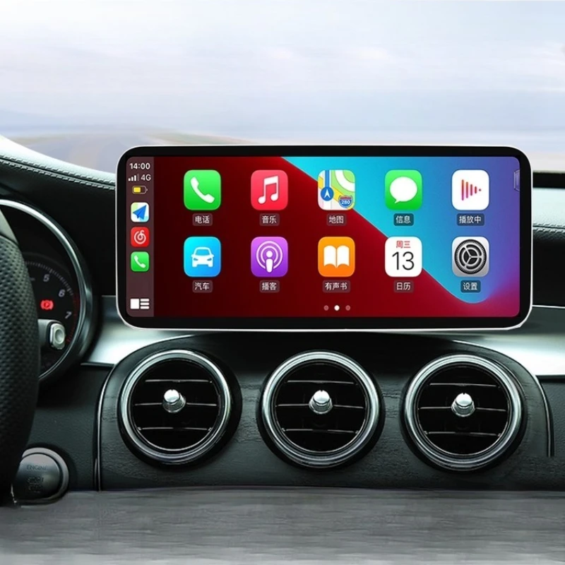 

Suitable for Mercedes-Benz C200L new V-class GLC/A-class GLA central control CLA200 large screen central control reversing image