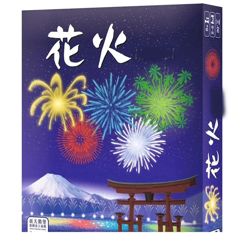 Fireworks Board Game para a família, 2-5 jogadores para jogar, partido, melhor cooperação presente