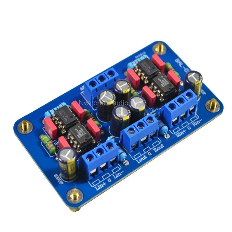 

SSM2141 Balanced XLR Signal To Unbalanced RCA Single-ended Power Amplifier 5532 OP AMP for Audio Sound Amplifiers