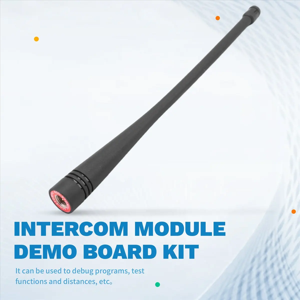 swxf-module-d'interphone-kit-de-carte-demo-module-talkie-walkie-uhf-sa818s-haut-parleurs-antennes-a-tige-droite-400-480-mhz