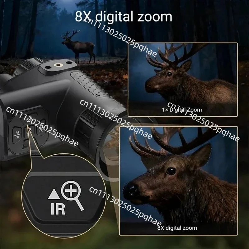 NV4500 4K UHD Infrared Night Vision Monoculars Googles Head-Mounted Digital Telescope Camera for Hunting Camping 64g