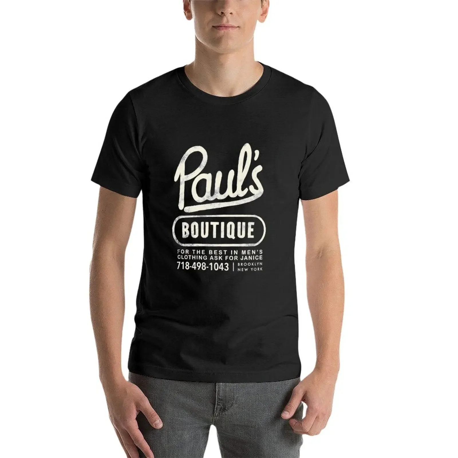 Camiseta de Paul's boutique para hombre, camisetas gráficas, tops de verano