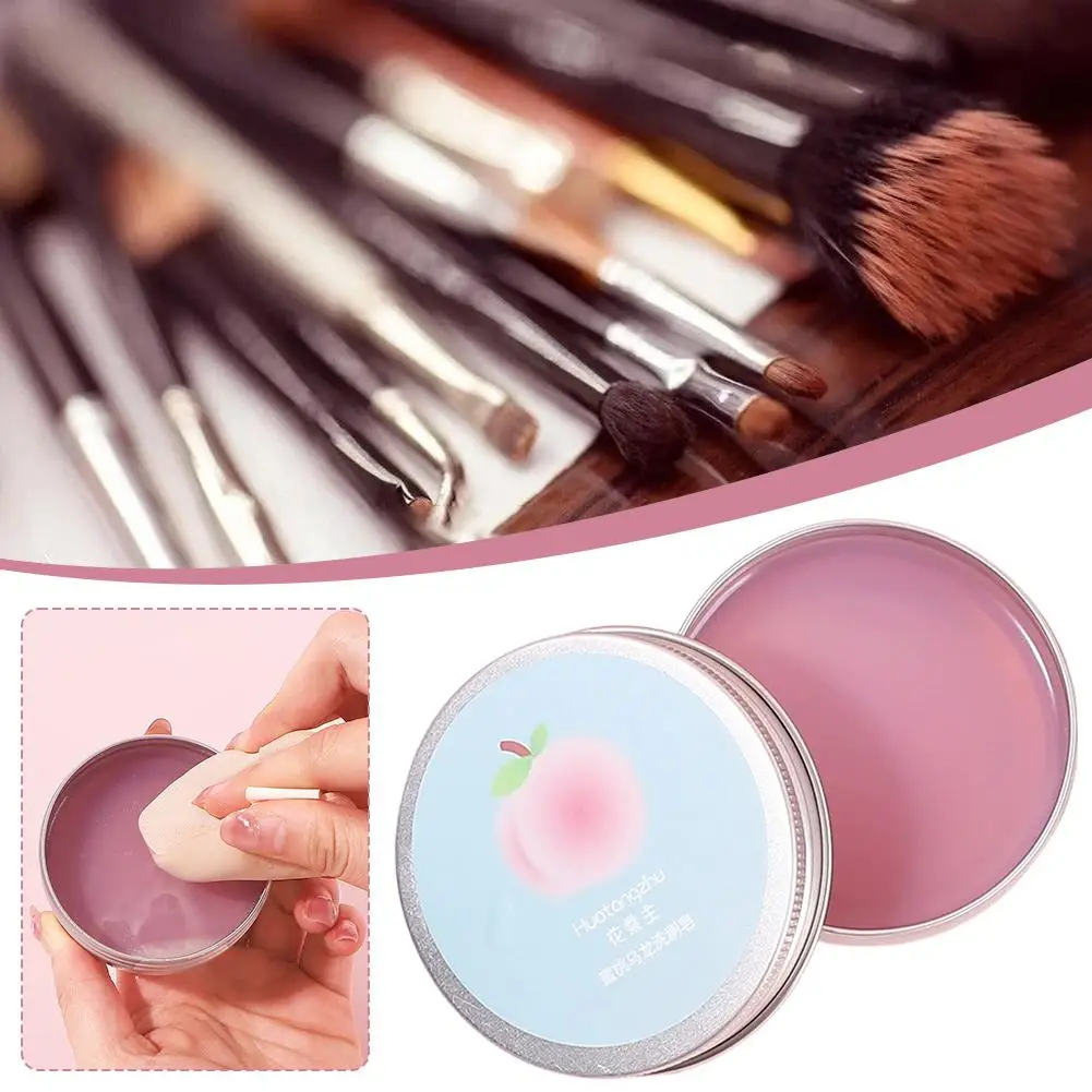 Makeup Brush Cleaner Gentle Effective Cleansing Low Foam Formula Quick Rinse Sponges Puffs Peach Oolong Scent Refreshing