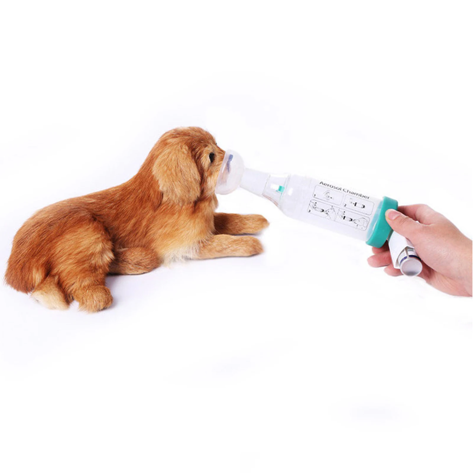 

Pet Aerosol Room Pet Inhaler Asthma Gasket Dog And Cat With Silicone Mask Metered-dose Inhaler For Dogs And Cats Pet Hospital Su