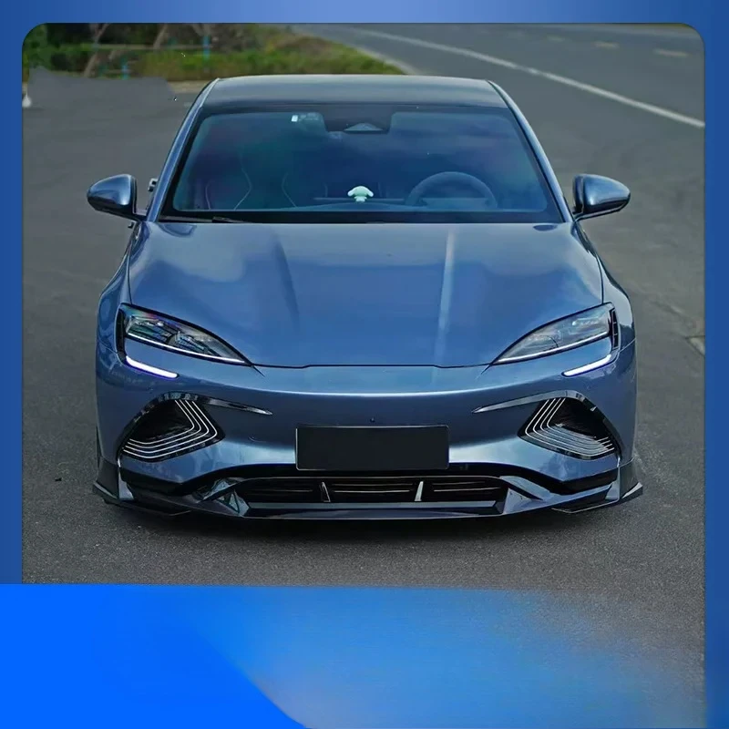

For SEAL EV 22-25 modified Gloss black Front lip Rear lip Side skirt Tail Wing spoiler Surround Car AccessoriesBody Kit